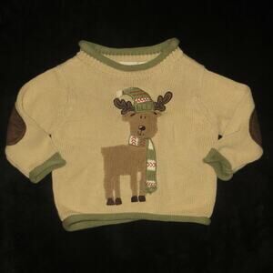 Skyr Reindeer Deer Sweater Size 12 Months